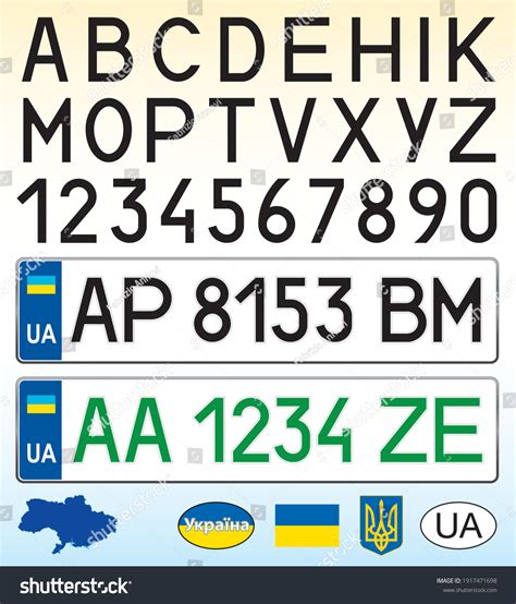 ukrainian car plate numbers.